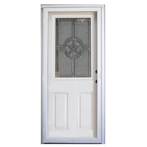 Cordell 925 Series Combination Door with Texas Star Decorative Glass